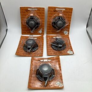 Amerock Carriage House T-778 Antique Silver Cabinet Knob and 2" Backplate